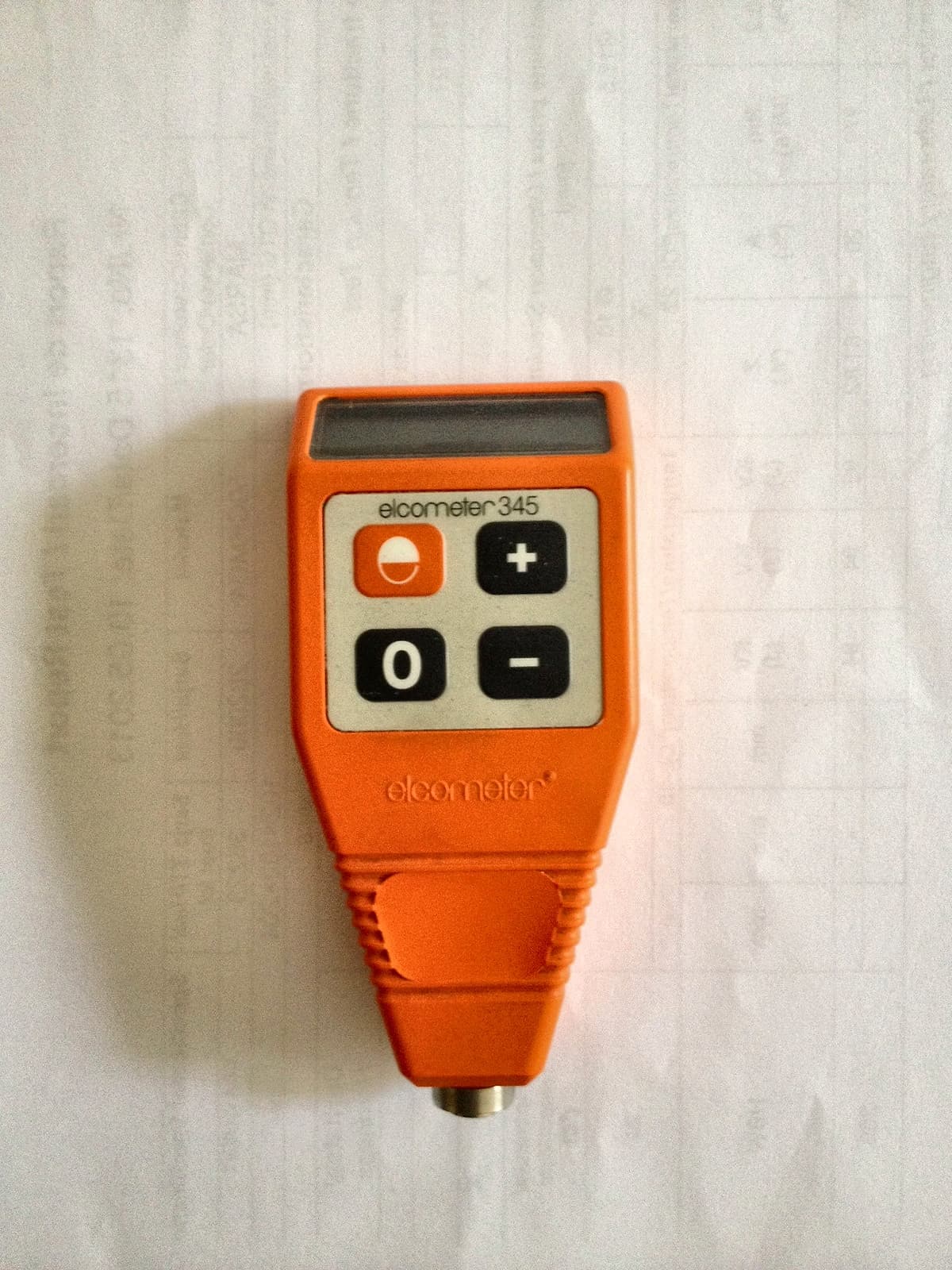 Coating thickness